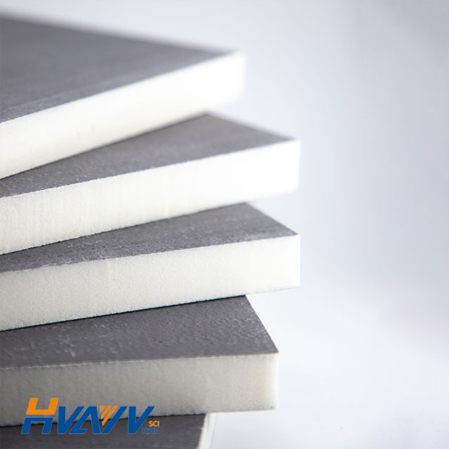 Pannello isolante PIR eccellente conduttivit&agrave; termica per pareti di edifici, isolamento del tetto 100 mm