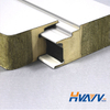 PU og Rockwool Sandwich Panel Isolation Board til vægisolering Fremragende termisk ledningsevne, brandbestandighed